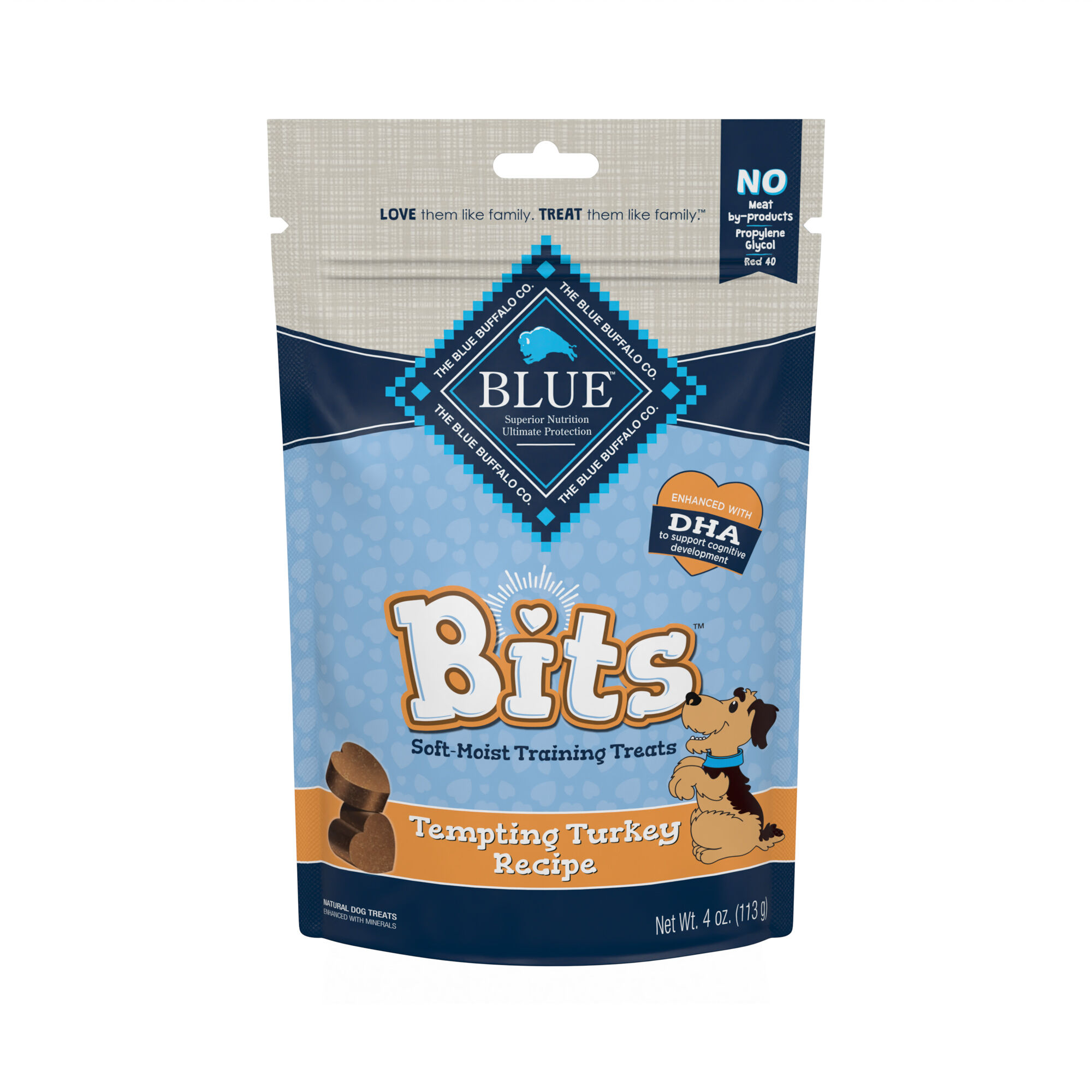 Blue Buffalo BLUE Bits Tempting Turkey Recipe Soft Dog Training Treats