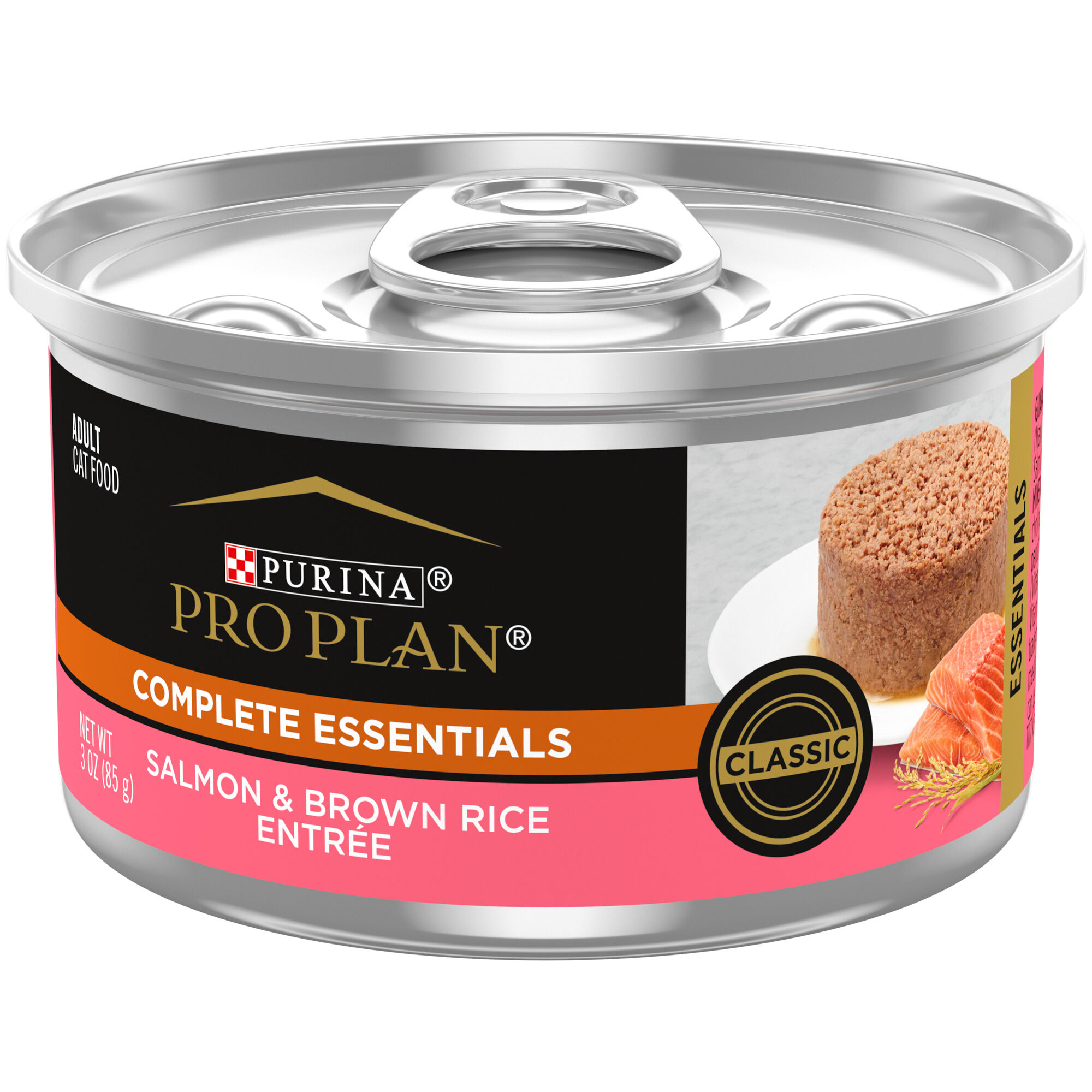 Purina Pro Plan Adult Complete Essentials Salmon & Brown Rice Entree Classic Wet Cat Food