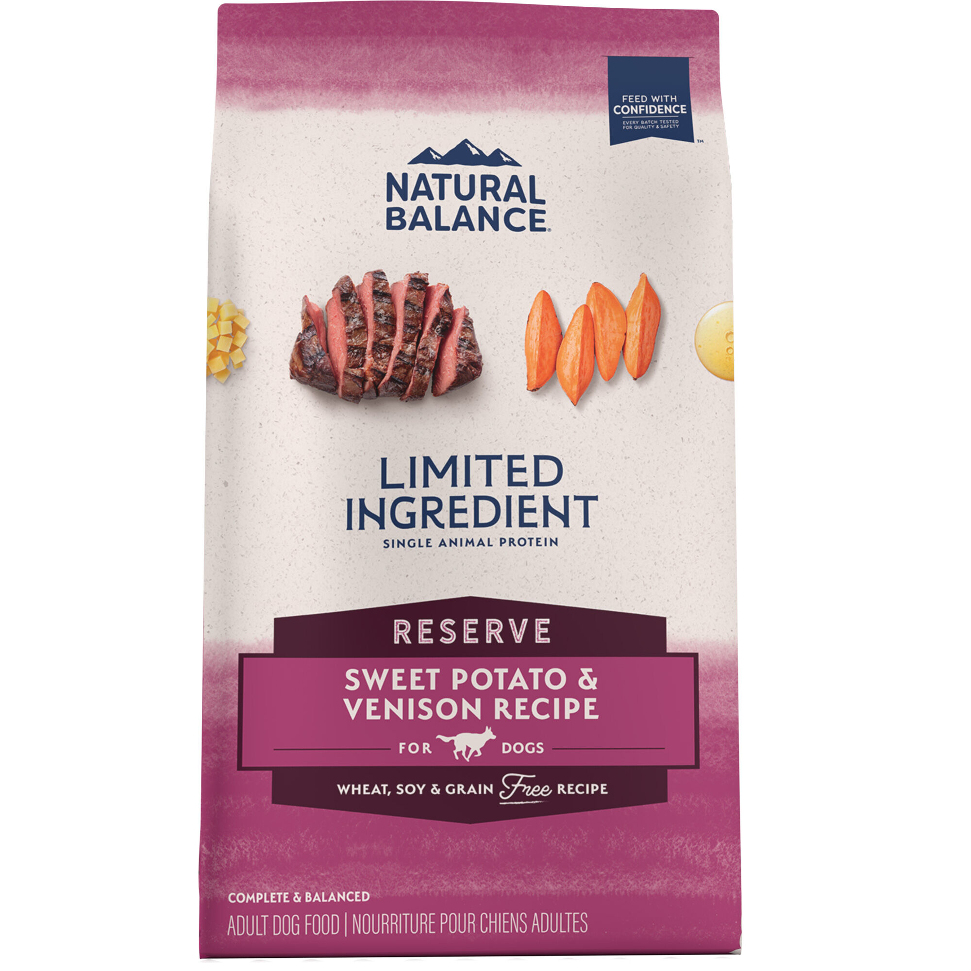 Natural Balance Limited Ingredient Reserve Grain Free Sweet Potato & Venison Recipe Dry Dog Food