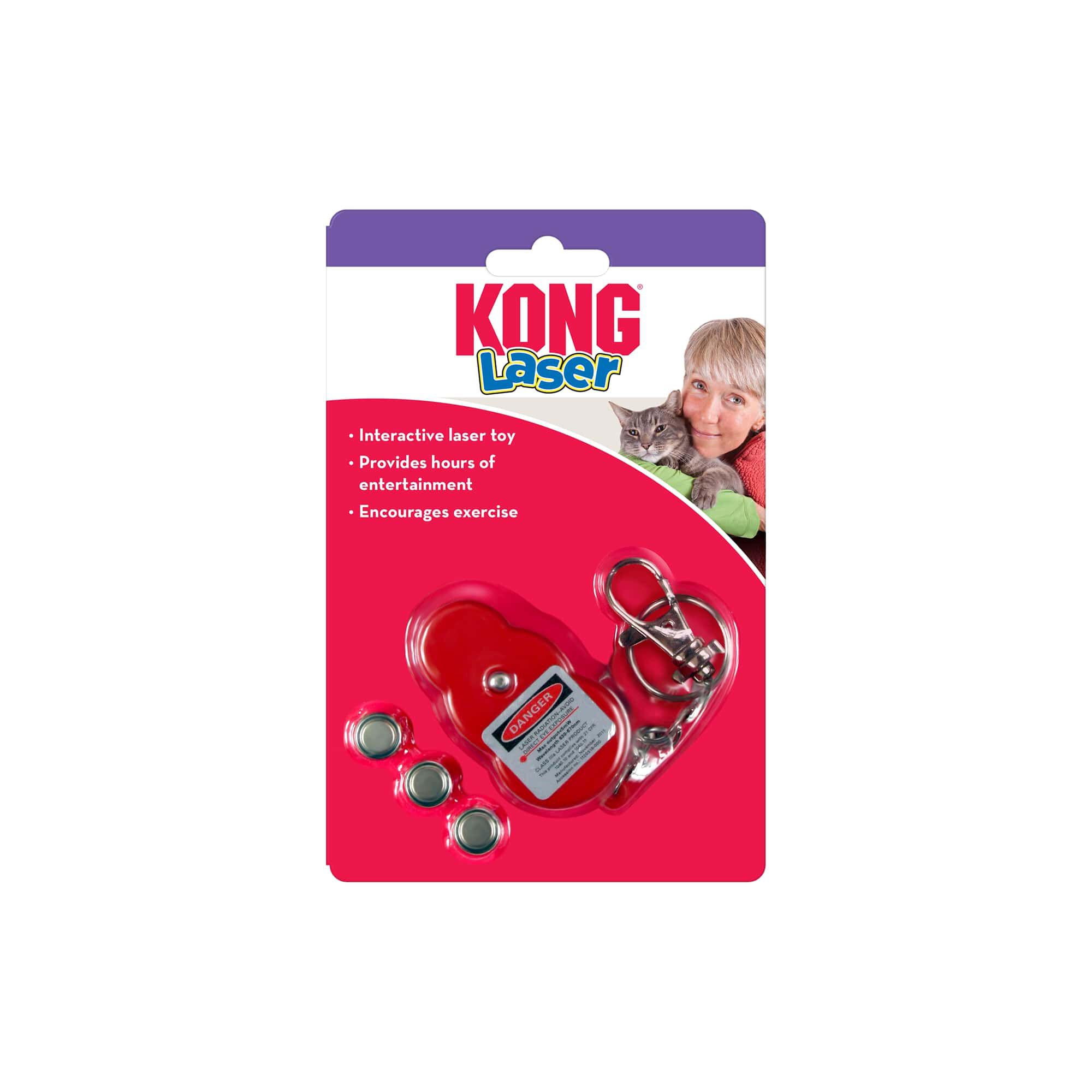 KONG Laser Pointer, KONG Shaped, Interactive Cat Toy