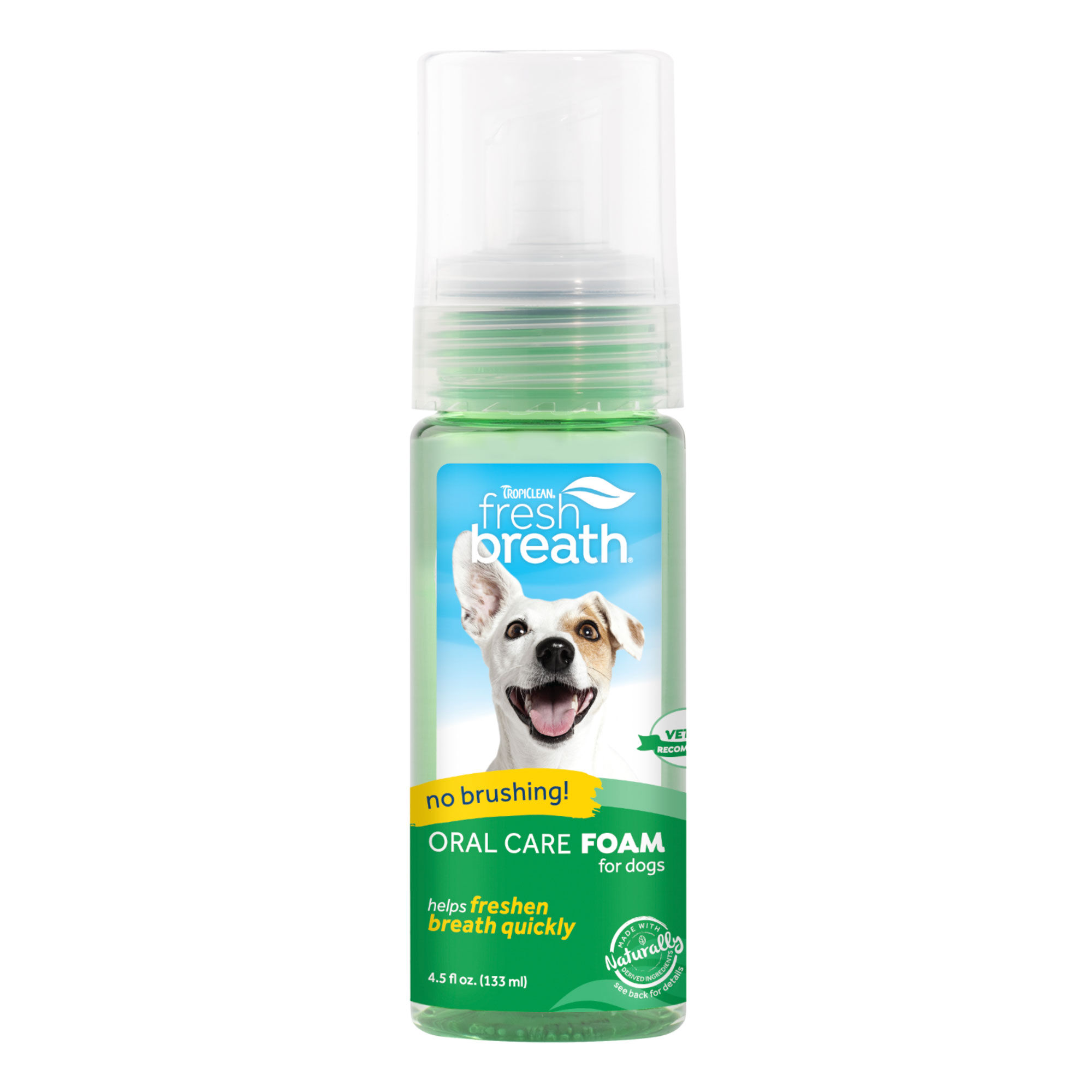 TropiClean Fresh Breath Oral Care Fresh Mint Foam