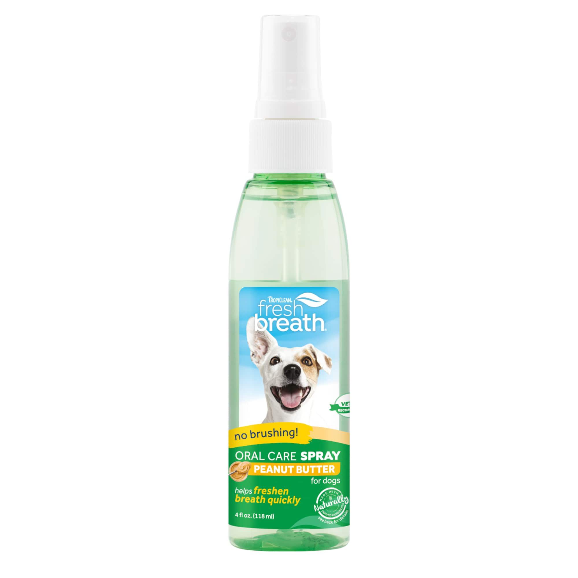 TropiClean Fresh Breath Peanut Butter Oral Care Spray