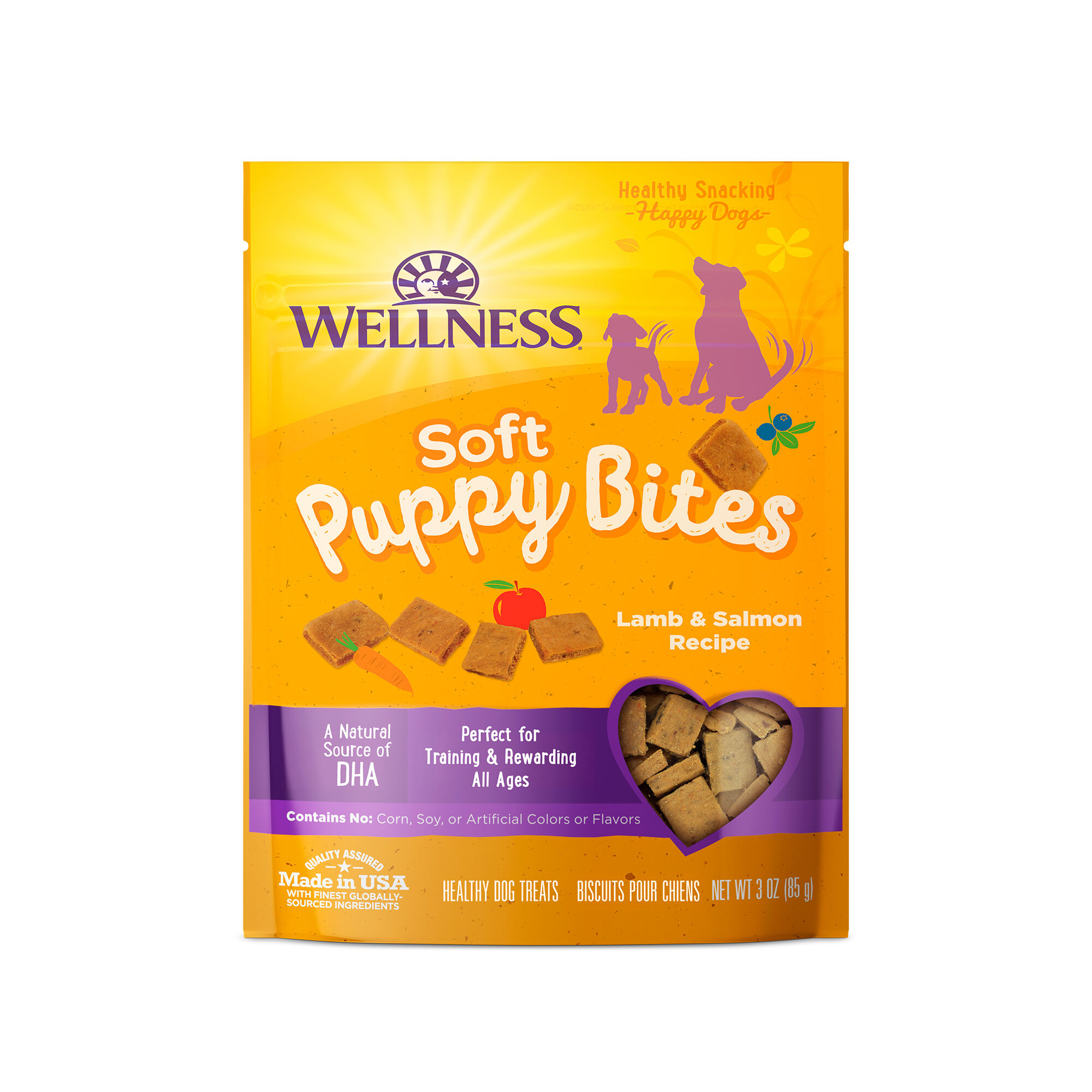 Wellness Soft Puppy Bites Healthy Grain Free Lamb & Salmon Puppy Treats