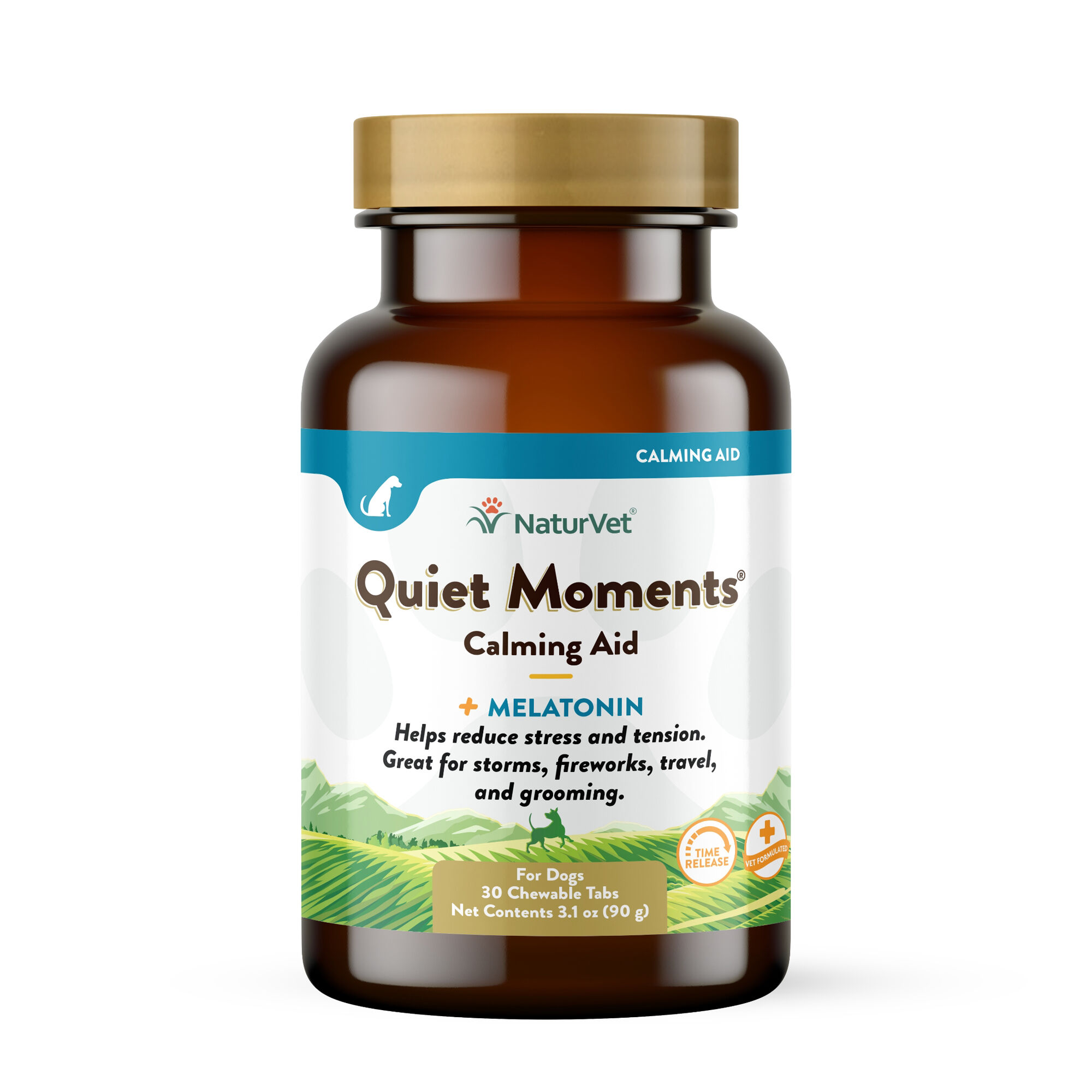 NaturVet Quiet Moments Calming Aid Plus Melatonin