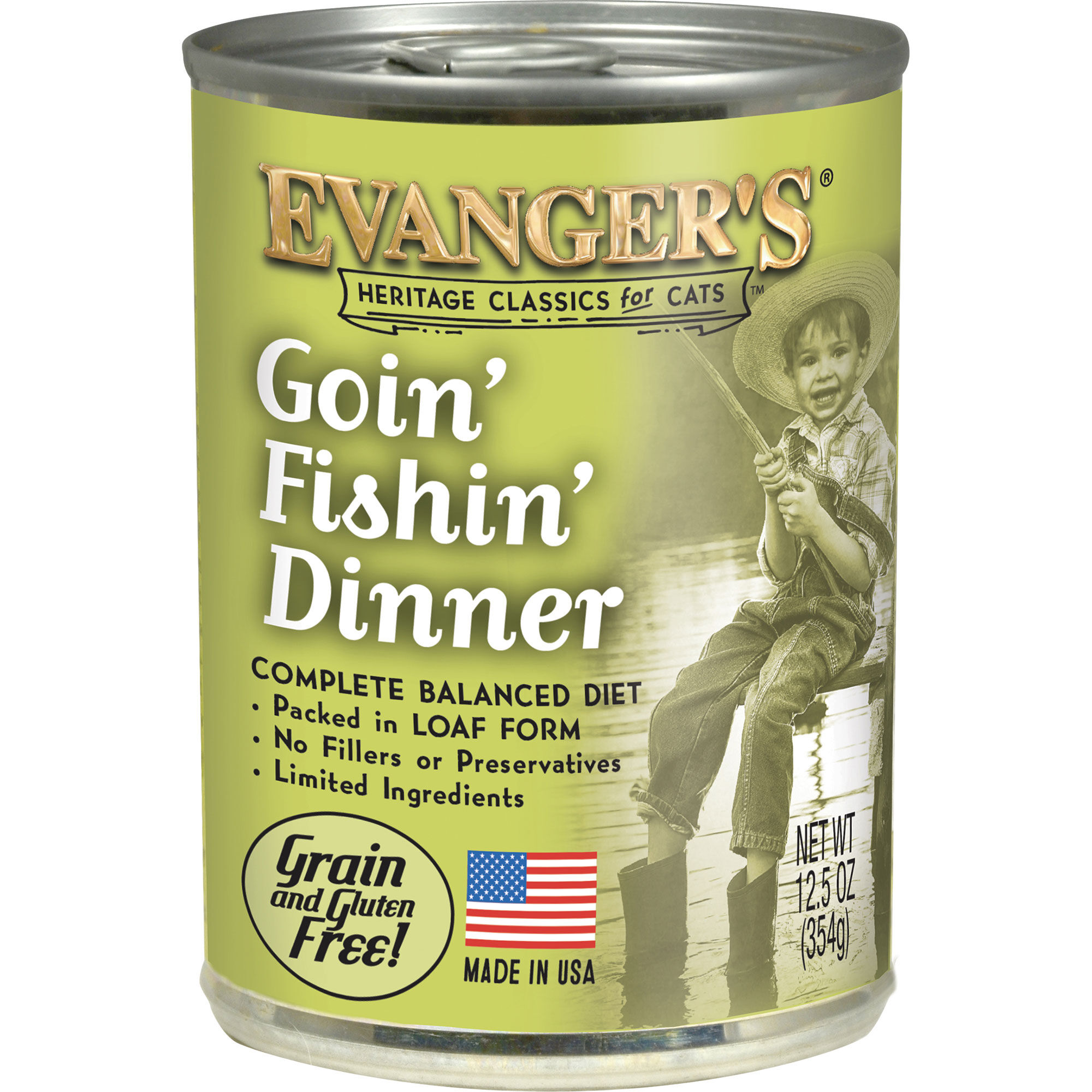 Evanger's Classic Recipes Goin' Fishin' Dinner Grain-Free Canned Cat Food