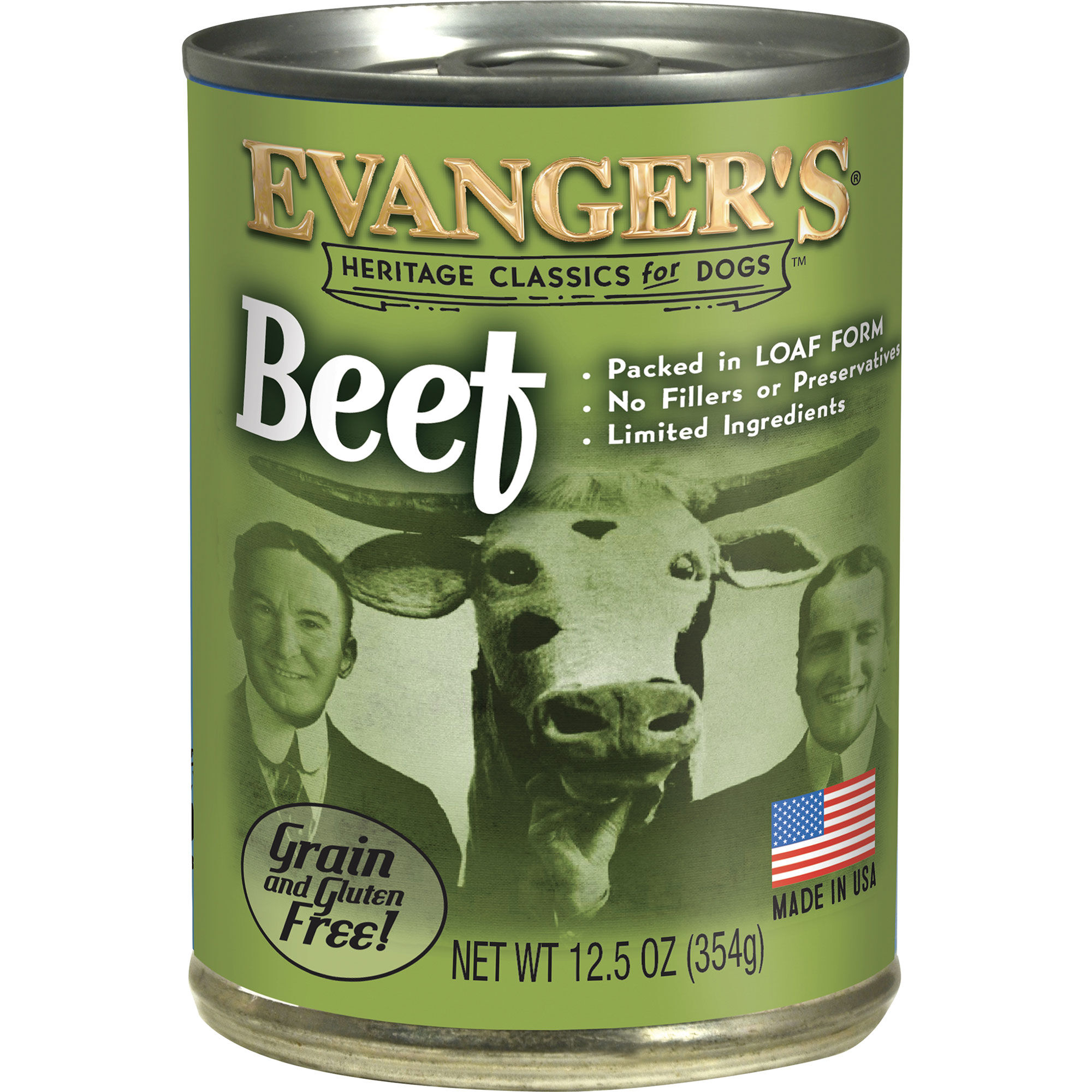 Evangers Heritage Classics Grain Free Beef Canned Dog Food