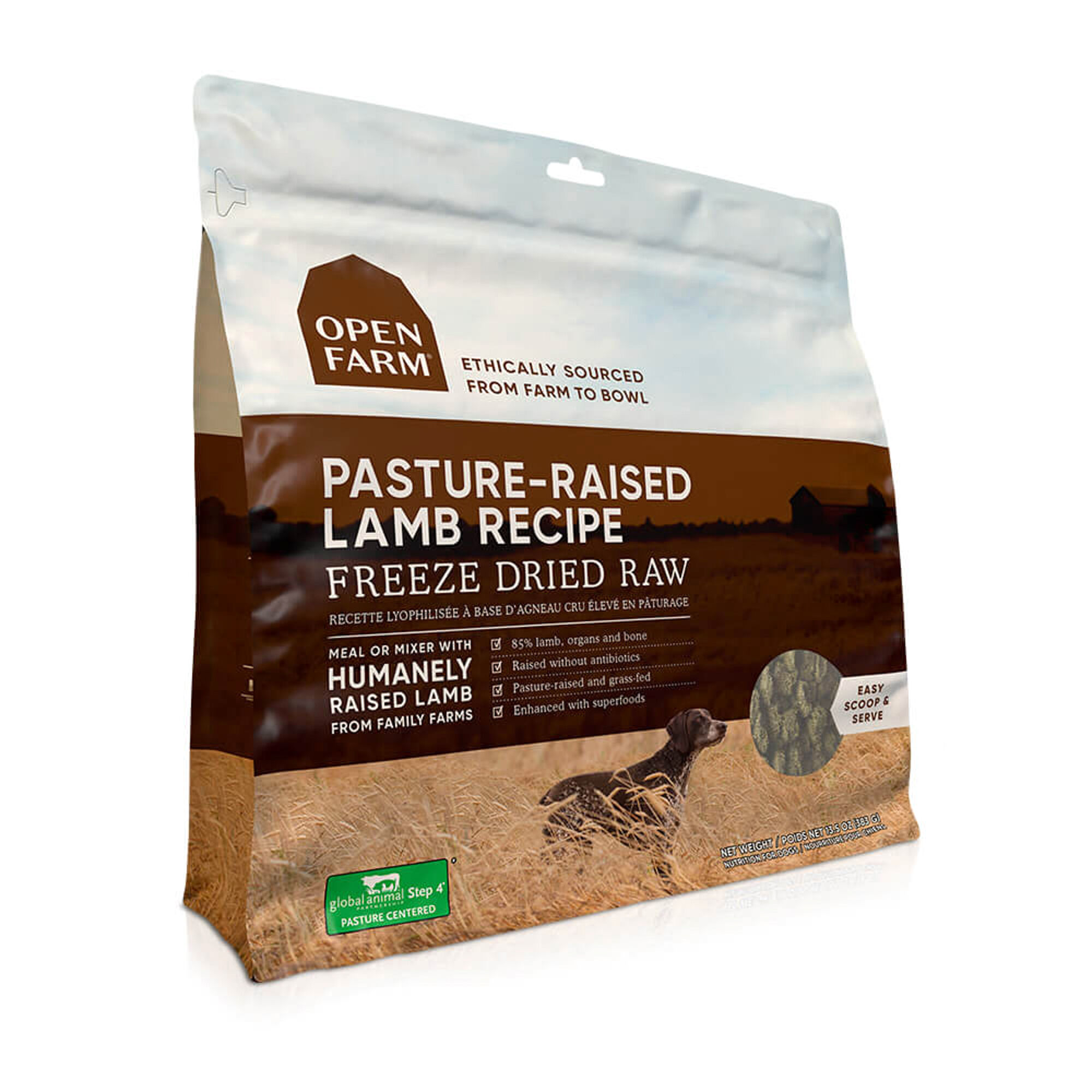 Open Farm Pasture-Raised Lamb Freeze Dried Raw Dog Food
