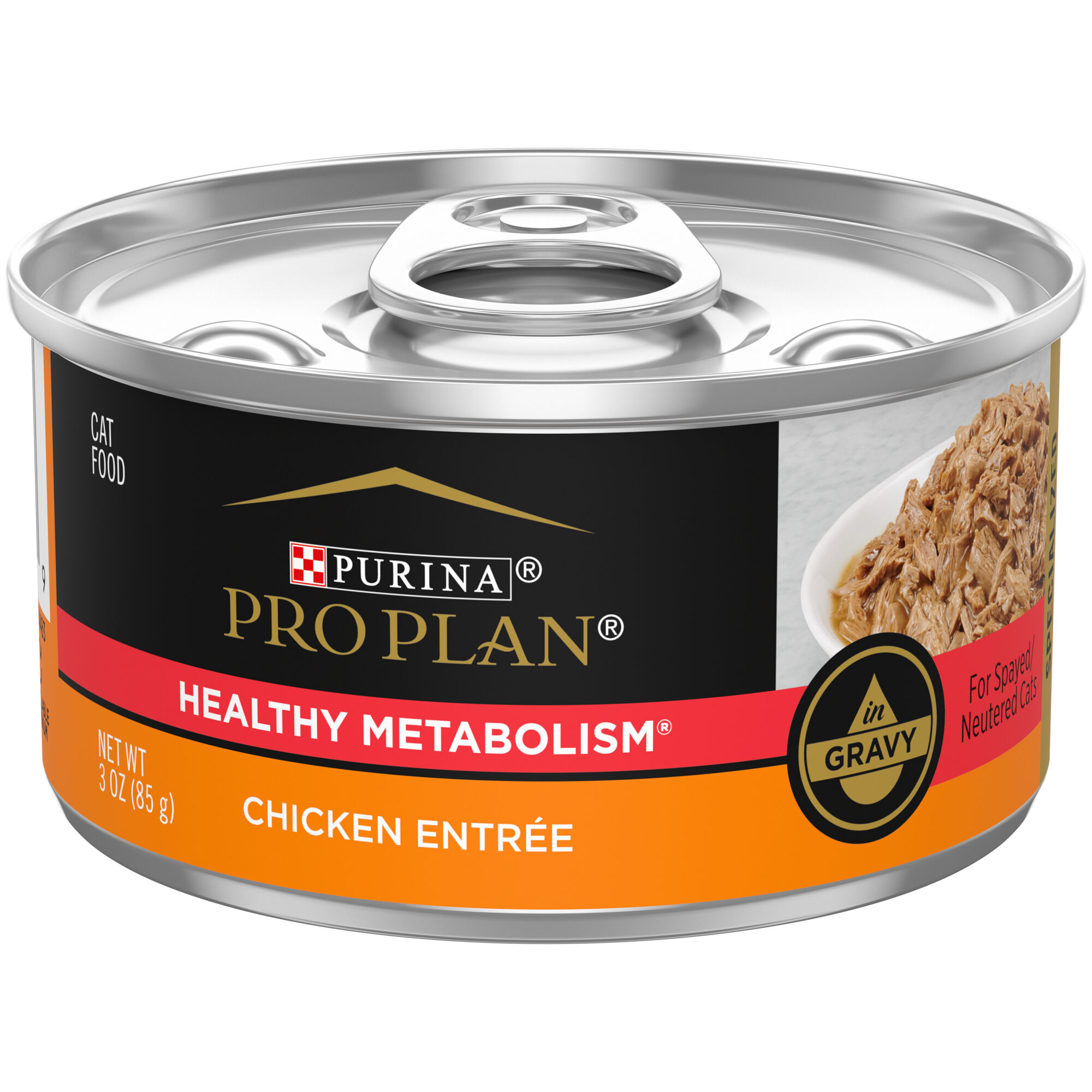 Purina Pro Plan Adult Healthy Metabolism Chicken Entree in Gravy Wet Cat Food