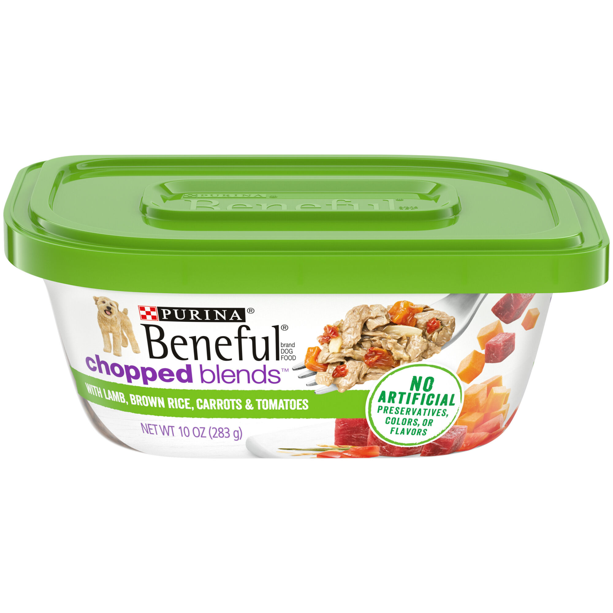 Purina Beneful Chopped Blends with Lamb, Brown Rice, Carrots & Tomatoes Wet Dog Food
