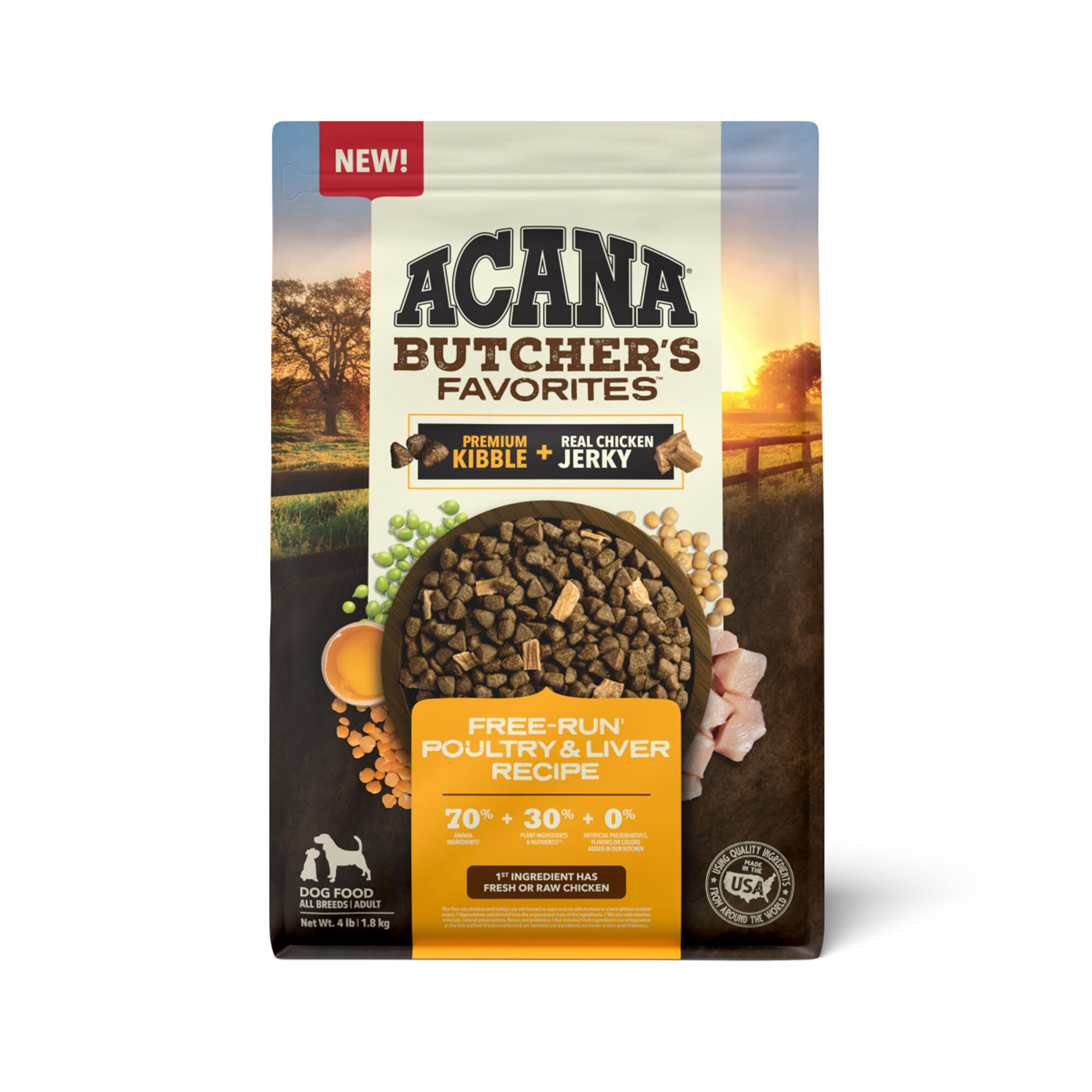 ACANA Butcher's Favorites Free-Run Poultry & Liver Recipe Dry Dog Food