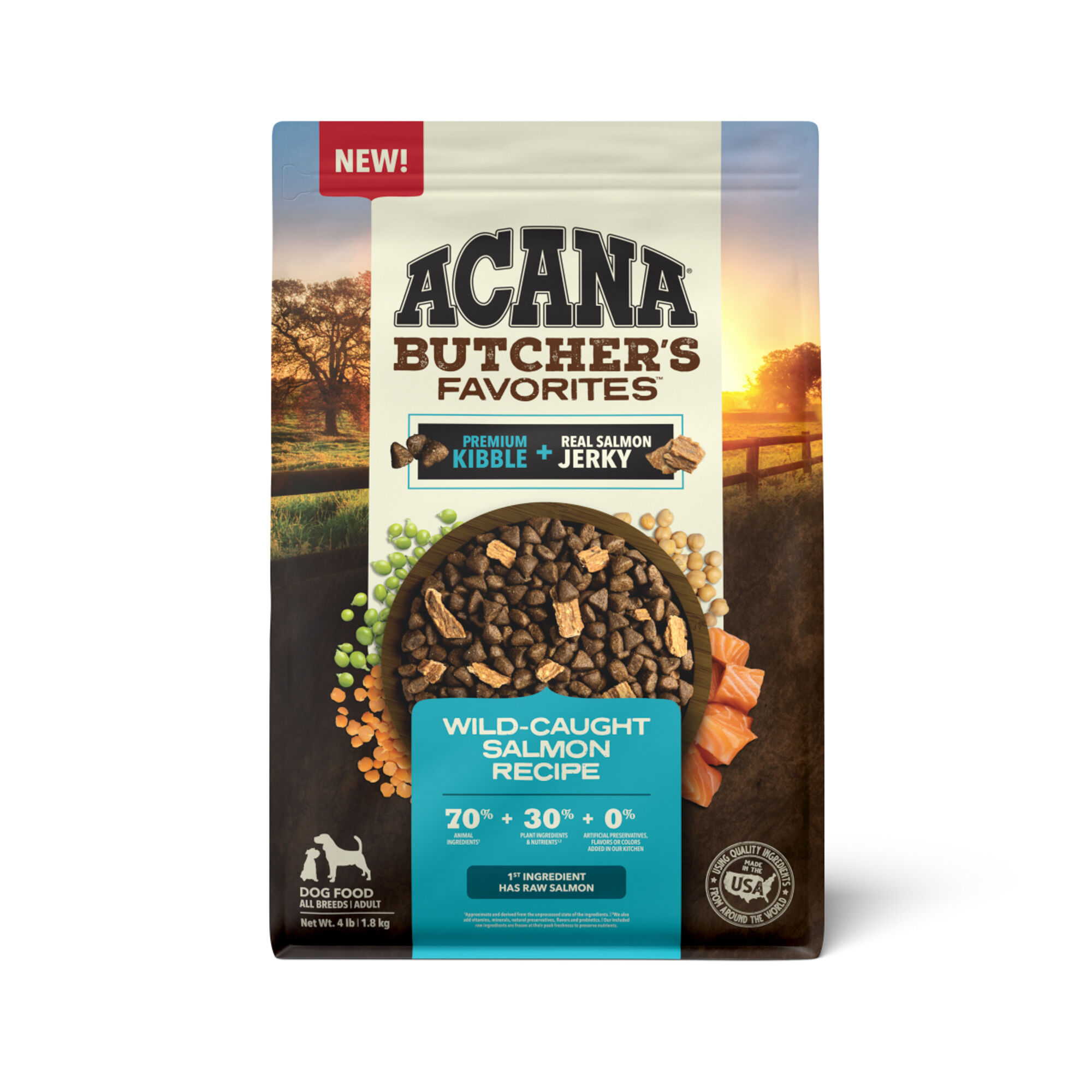 ACANA Butcher's Favorites Wild-Caught Salmon Recipe Dry Dog Food