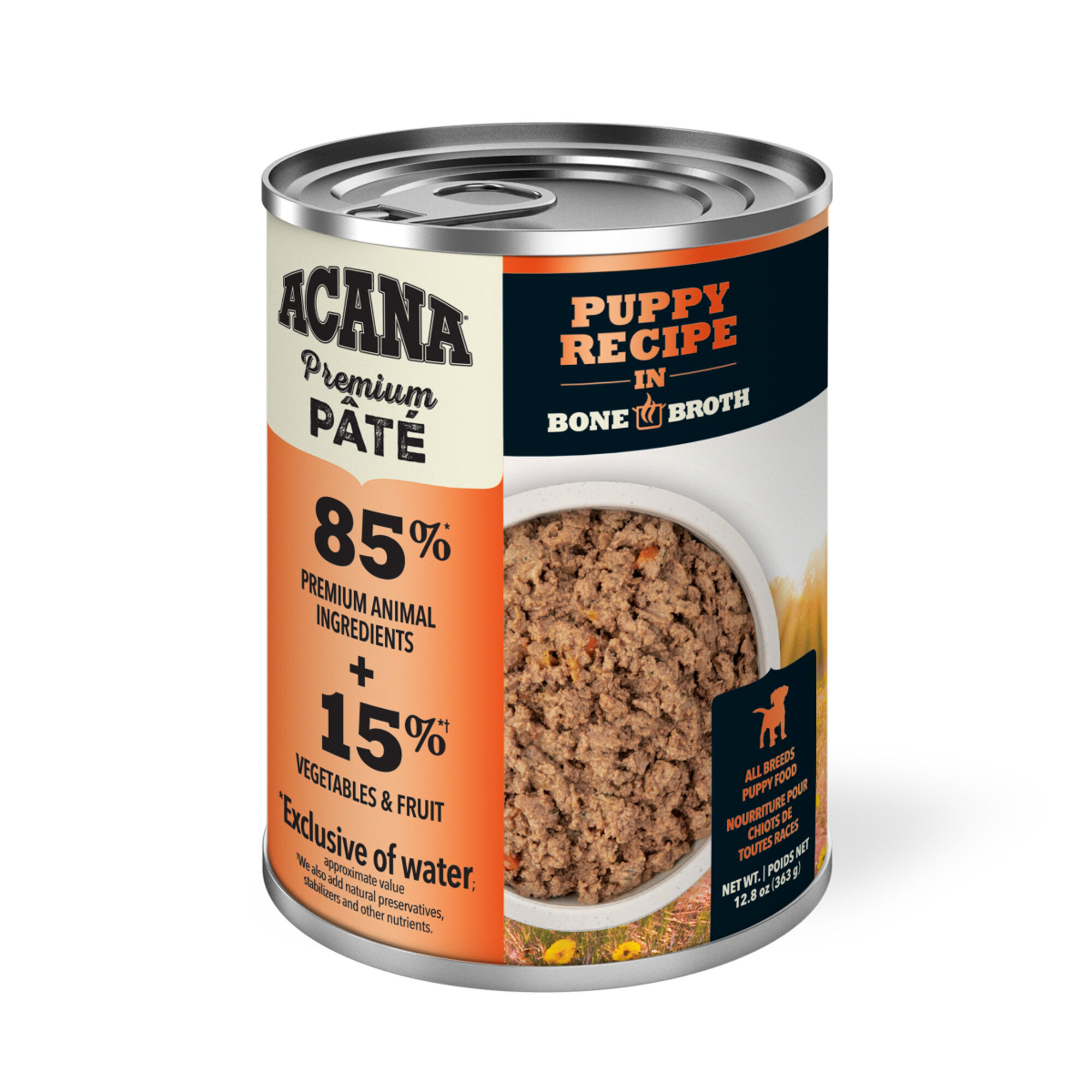 ACANA Premium Pate Puppy Chicken Recipe in Bone Broth Wet Dog Food