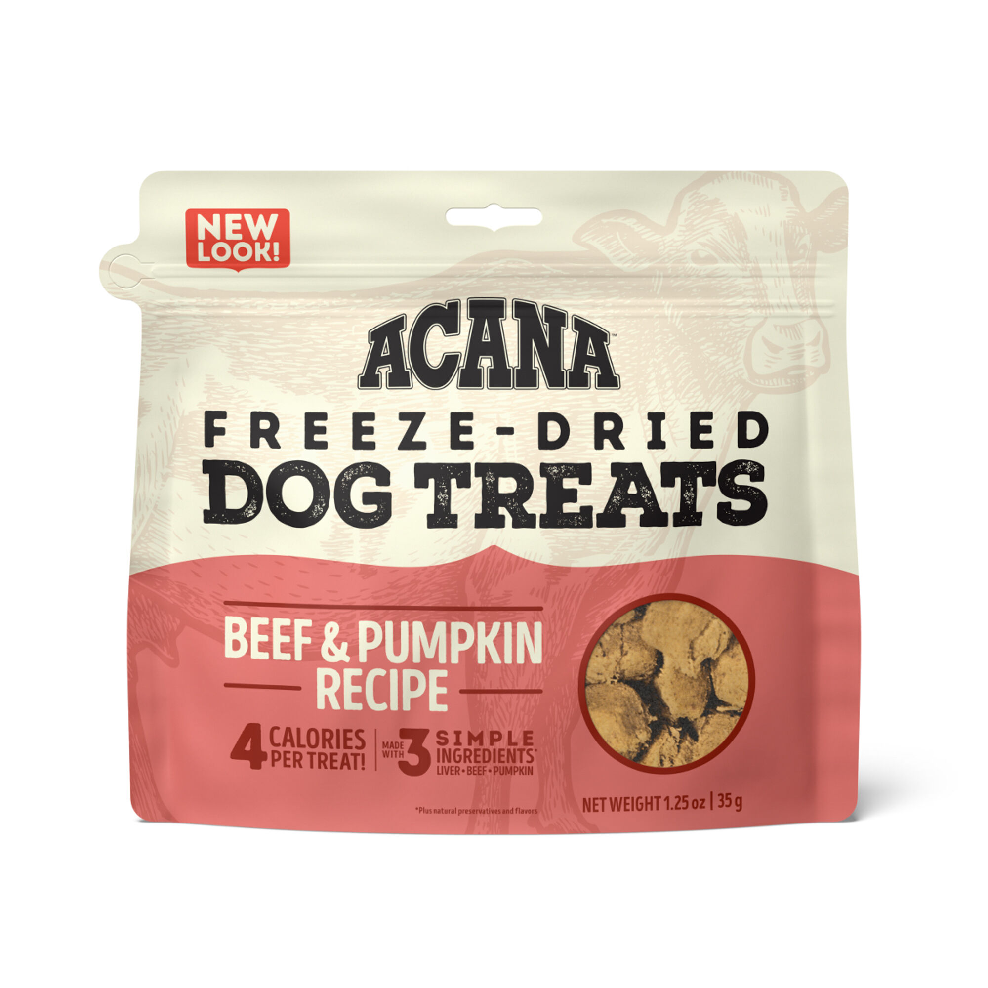 ACANA Beef & Pumpkin Freeze-Dried Dog Treats