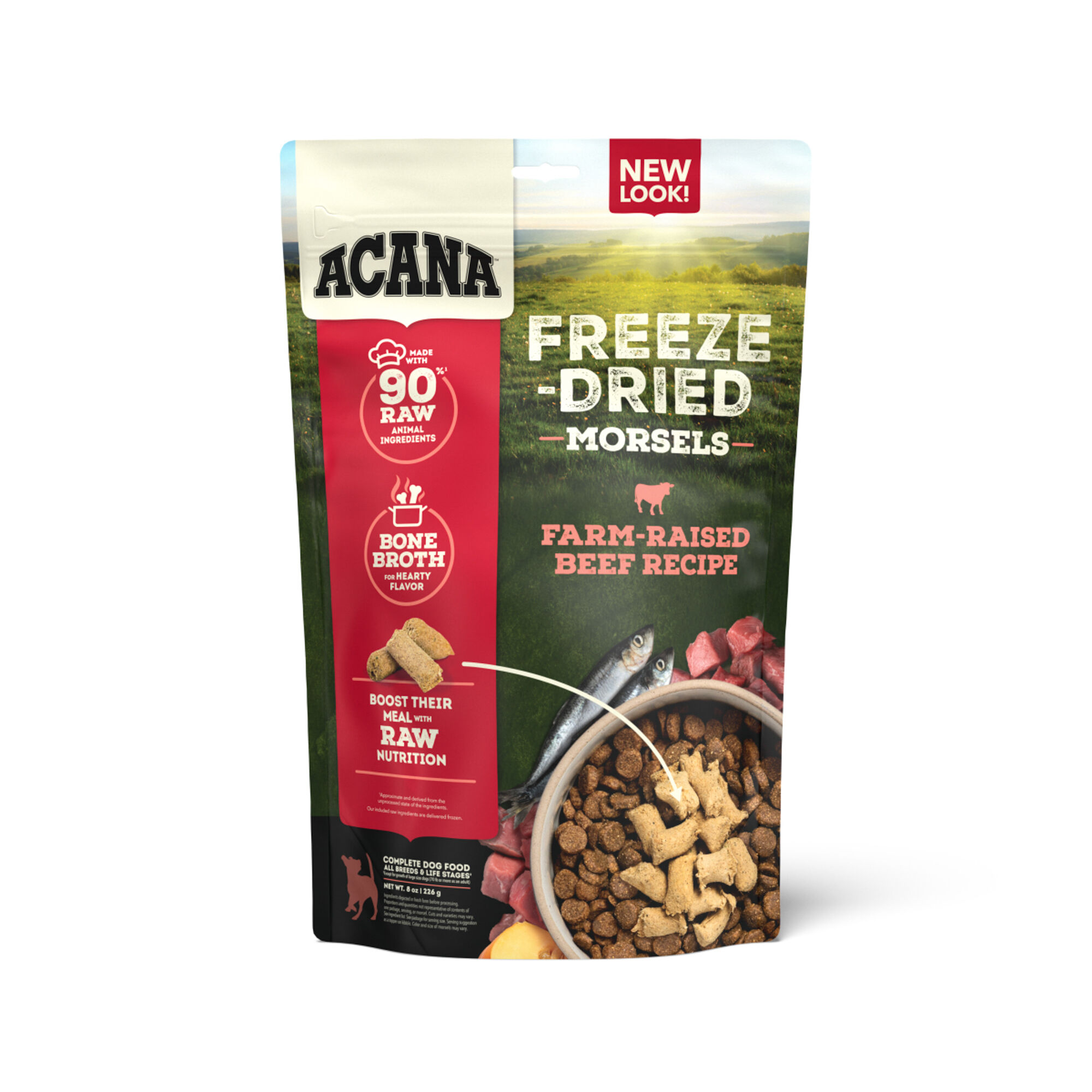 ACANA Freeze-Dried Morsels Ranch-Raised Beef Recipe Dog Food Topper