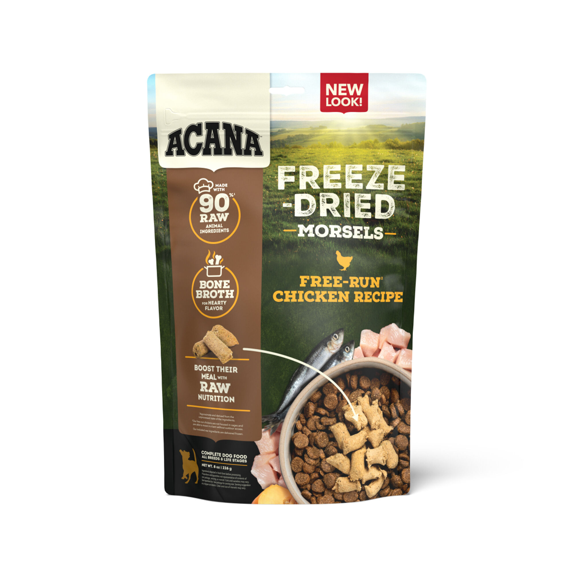 ACANA Freeze-Dried Dog Food Morsels Free-Run Chicken Recipe Dog Food Topper