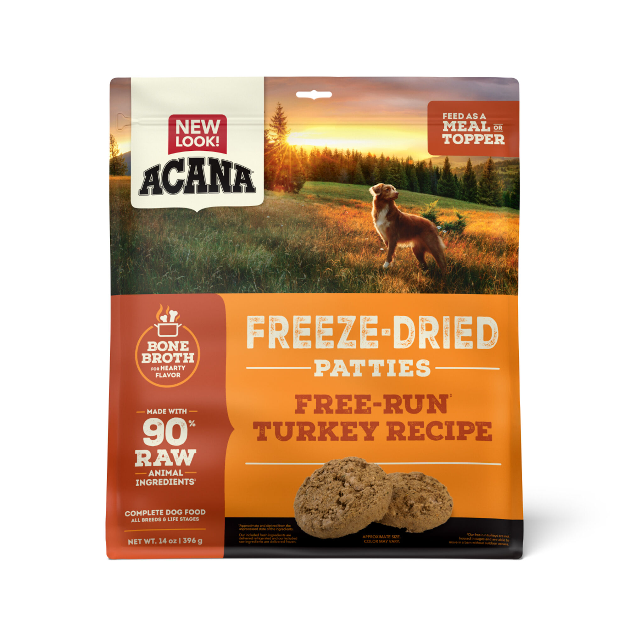 ACANA Free-Run Turkey Recipe Freeze-Dried Dog Food Patties