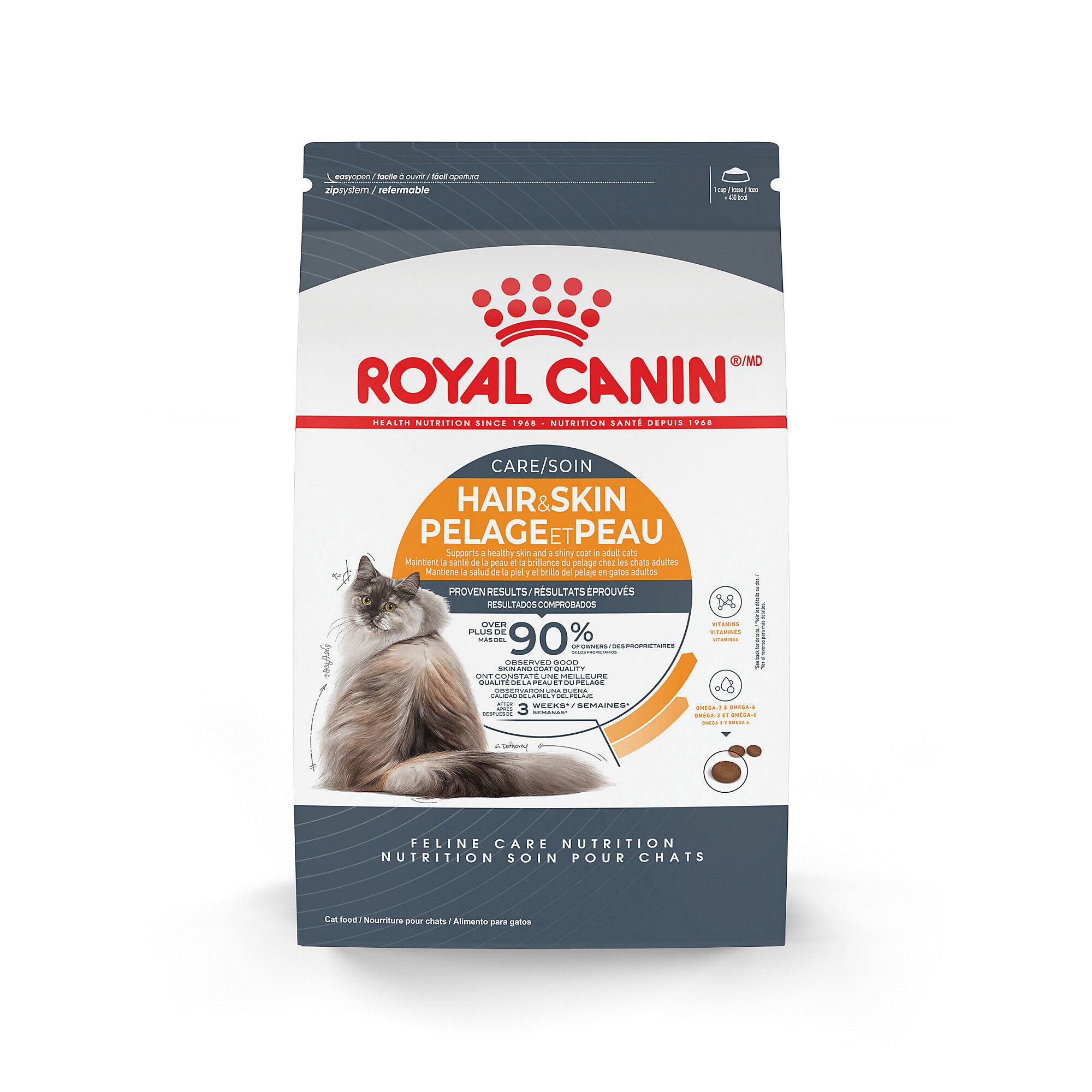 Royal Canin Feline Care Nutrition Hair & Skin Care Adult Dry Cat Food