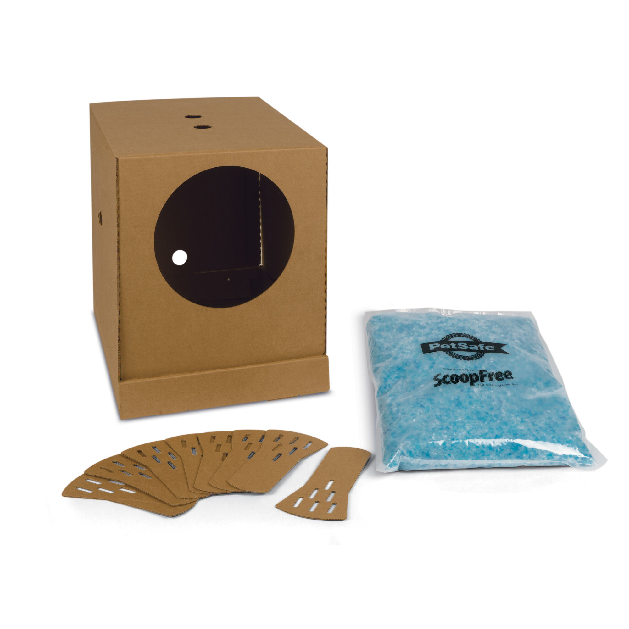 PetSafe Disposable Cat Litter Box with ScoopFree Crystal Cat Litter
