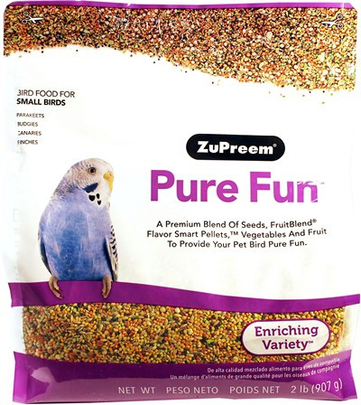 ZuPreem Pure Fun Small Bird Food, 2 lbs