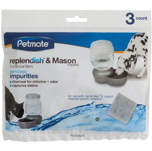 Petmate Replendish Replacement Filters, 3 Pack