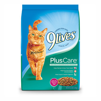 9Lives Plus Care Tuna & Egg Flavor Cat Food, 12 Lbs.