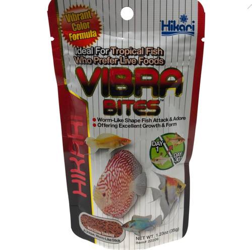Hikari Vibra Bites Slow-Sinking Sticks, 1.23 oz