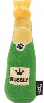 Zippy Claws Catnip Bubbly, Cat Toy, Small