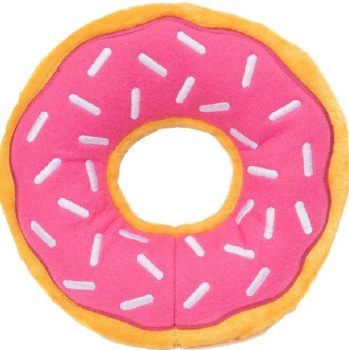 Zippy Paws Donut Strawberry, Doy Toys, Jumbo