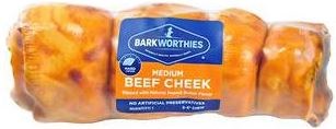 Barkworthies Peanut Butter Dipped Beef, Dog Treats, Medium