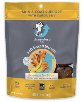 Shameless Pets Bananas for Bacon, Dog Treats, 6oz