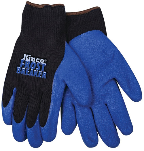 Kinco Frost Breaker Protective Gloves, Black/Blue Acrylic