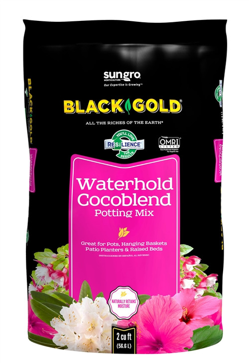 Sun Gro Black Gold Waterhold Cocoblend Potting Mix, 2 cu-ft bag