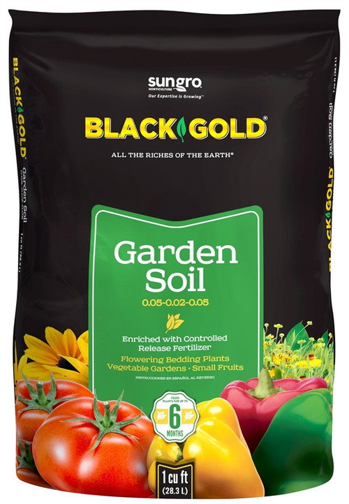 Sun Gro Black Gold Garden Soil, 1 cu-ft