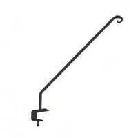 Hookery Angled Deck Rail Hook, 30 Inch