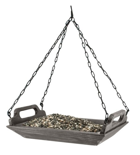 Audubon Modern Farmhouse Barn Wood Platform Feeder
