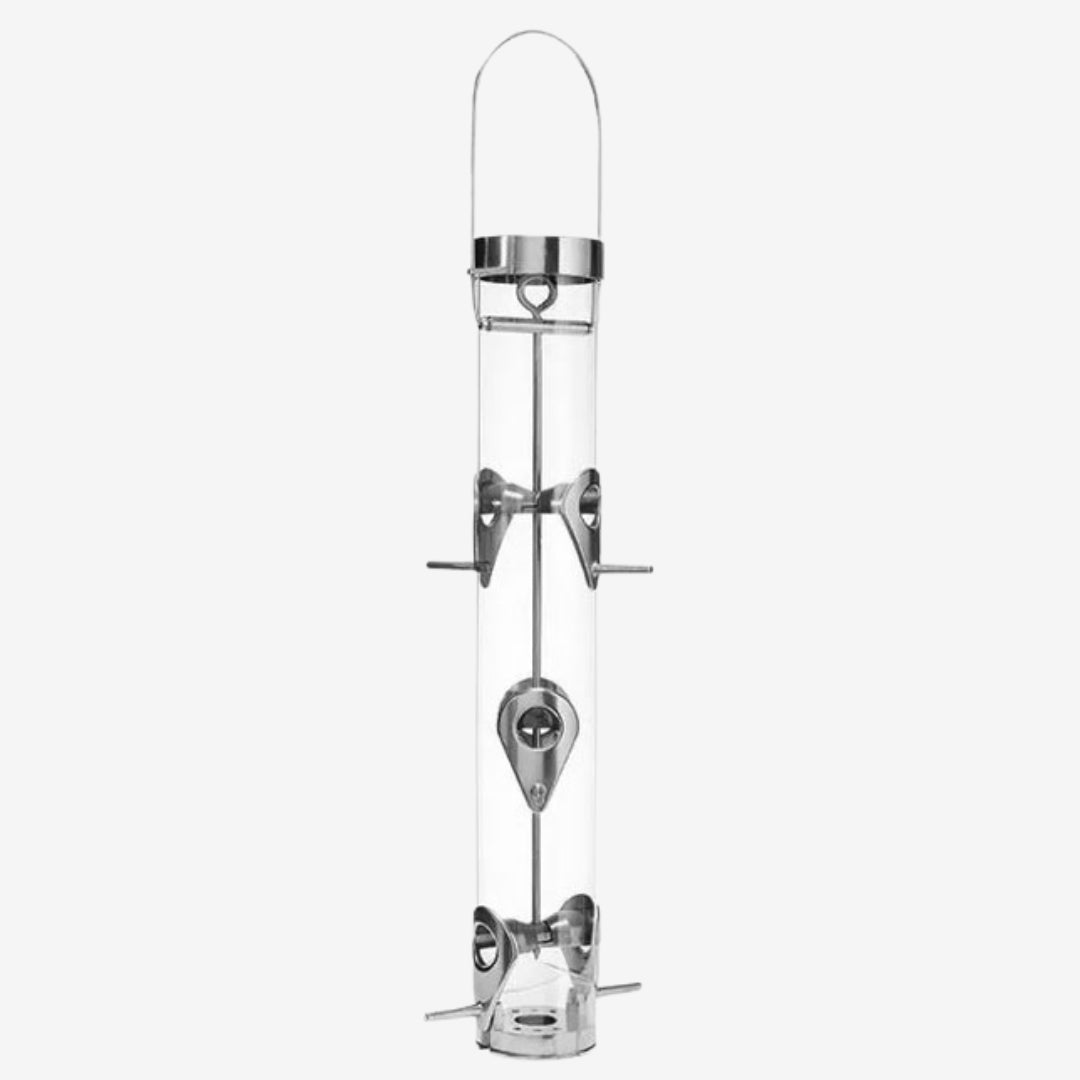 A-6 Ring Pull Bird Feeder by Droll Yankees – Squirrel-Proof and Simple to Maintain