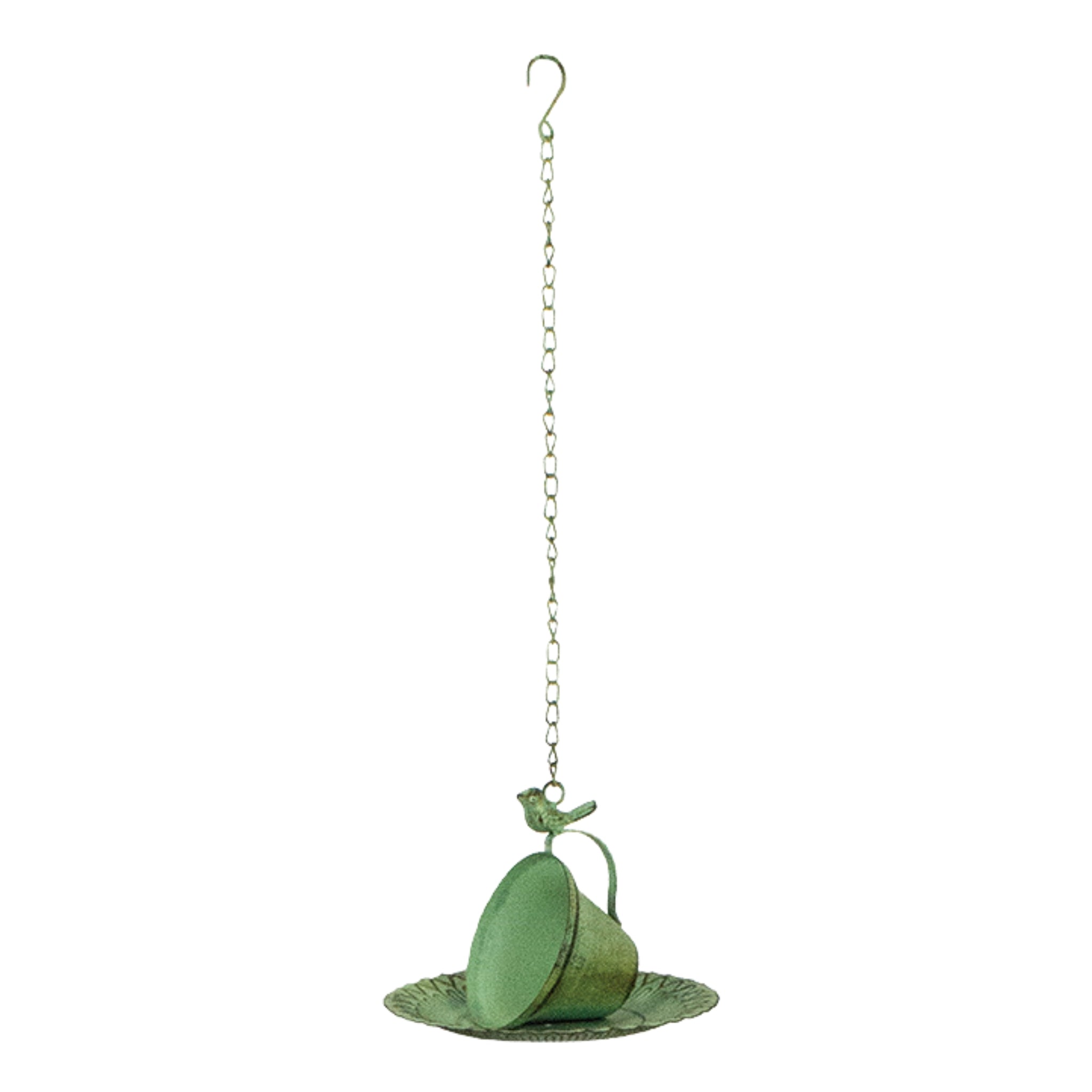 Antiqued Teacup Feeder