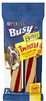 Purina Busy Beggin' Twist, Small & Medium, Dog Treats, 7oz