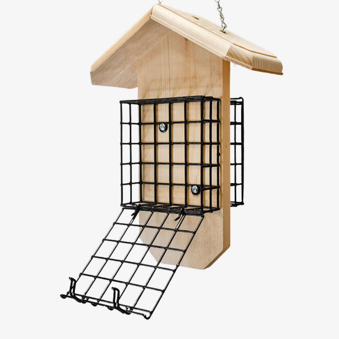 Coveside Dual Suet Cage Feeder – Large Capacity Feeder for Backyard Birds