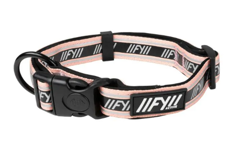 FuzzYard Active Dog Collar Peach