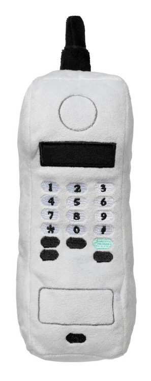 FuzzYard "The Brick" Old School Phone Plush Dog Toy