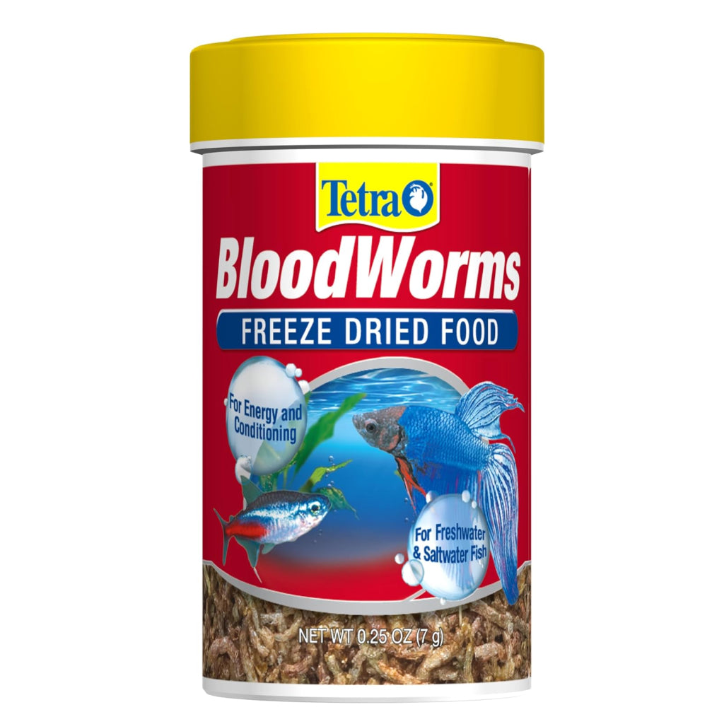 Tetra Bloodworms Freeze Dried Fish Food (0.25 oz)