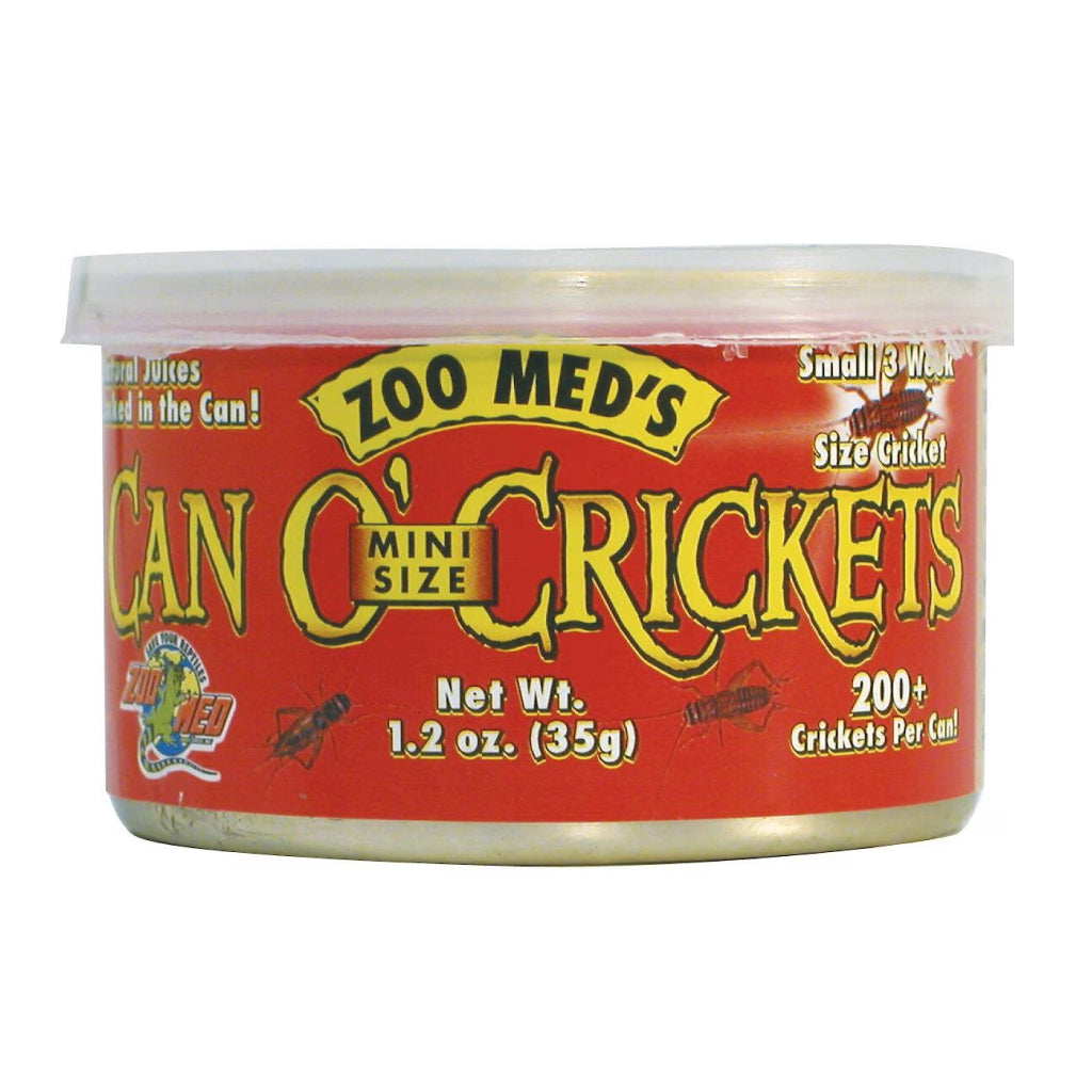 Zoo Med Mini Can O' Crickets Reptile Food & Treat (1.2 oz)