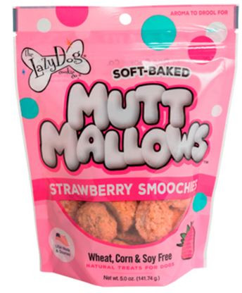 The Lazy Dog Cookie Co.Soft Baked Mutt Mallows Strawberry Smoothie 5oz