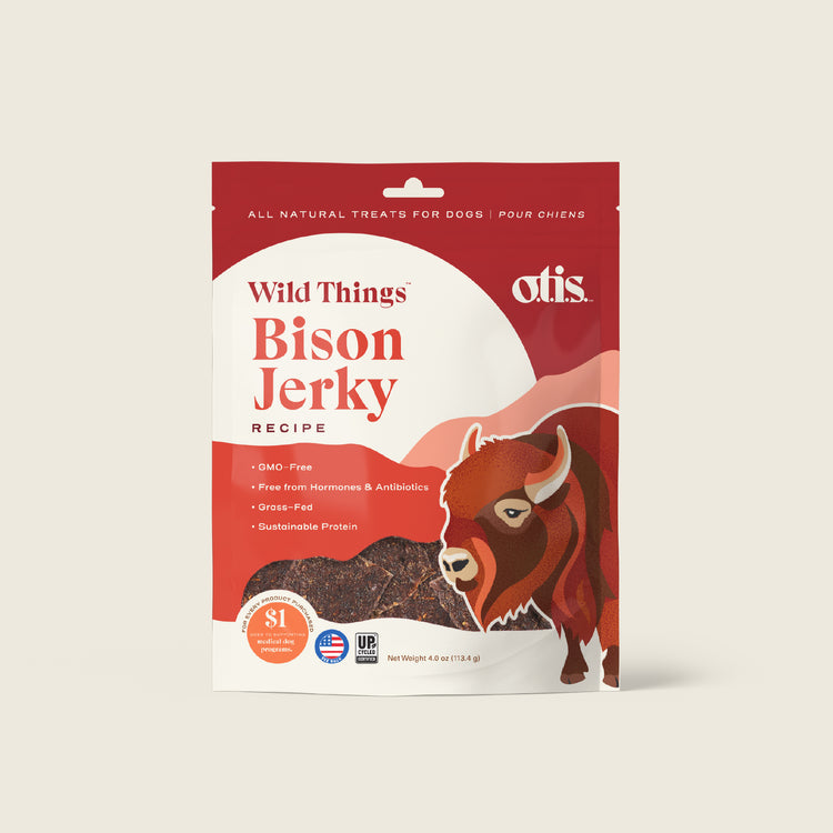 Otis WILD THINGS Bison Jerky Dog Treats