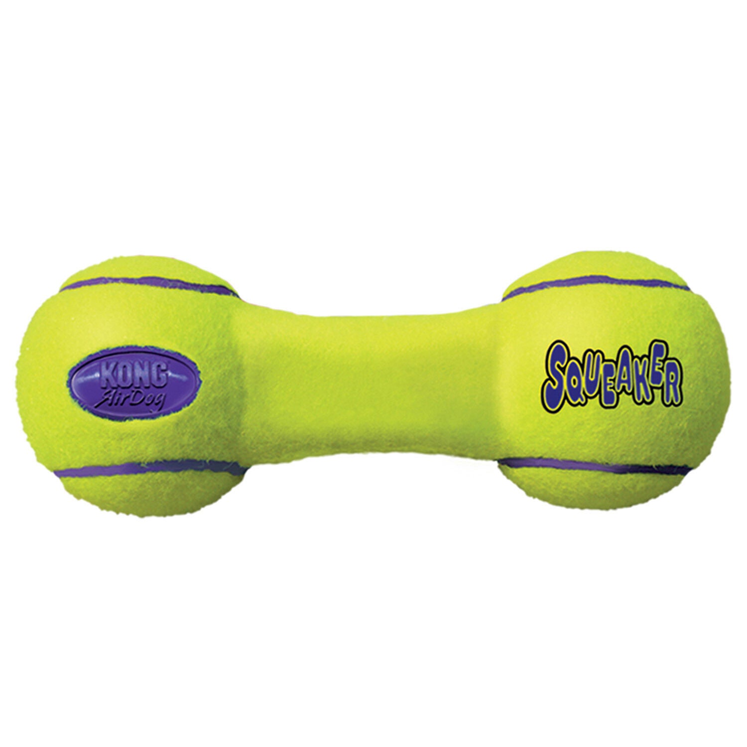 Kong Air Dog Squeaking Nonabrasive Dumbbell Dog Toy
