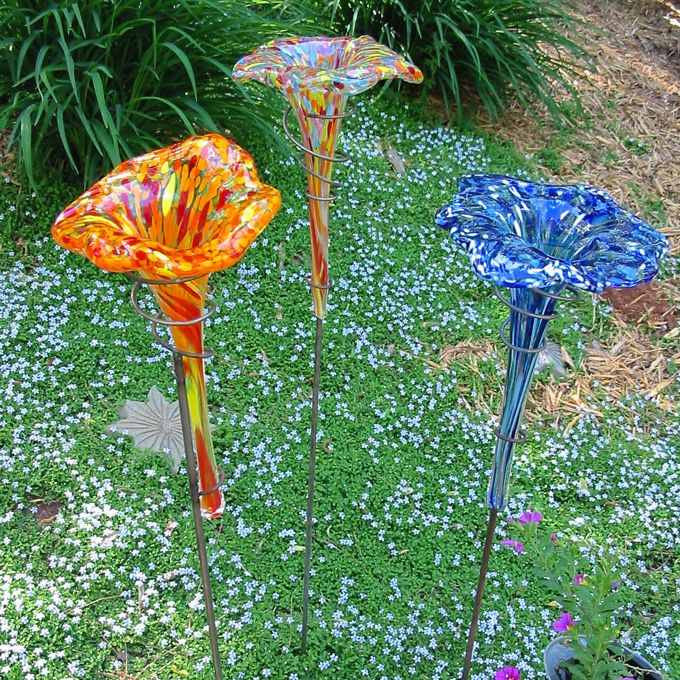 Tall Glass Butterfly Feeder & Bath - Warm