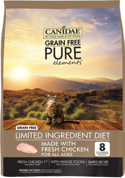 Canidae Grain Free Pure Elements With Chicken Limited Ingredient Diet Dry Cat Food, 5 Lbs.