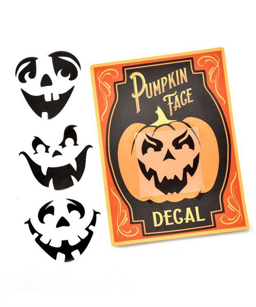 GiftCraft Jack O Lantern Peel and Stick Faces