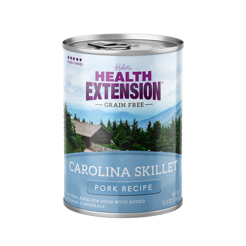 Health Extension Grain Free Carolina Skillet Pork Recipe Canned Dog Food, 12.5 Oz.